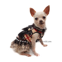 Cute Chihuahua Clothes black and gold by Myknitt 