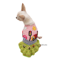 Urban City Traffic Car Pink Dress DF224