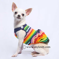 Victorian Ruffle Rainbow Chihuahua Clothes DF49