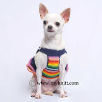 Victorian Ruffle Rainbow Chihuahua Clothes DF49