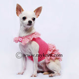 Barbie Chihuahua Clothes Ballerina Pink Dog Dresses Crochet  DF50 Myknitt (2)