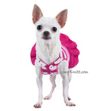 Pink Dog Dress Wavy Skirts Cute Chihuahua Clothes DF71