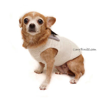 White Elegant Dog Tuxedo Wedding Costume, Chihuahua Wedding Tuxedo DF96 by Myknitt (1)