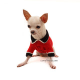 British Red Coat Army Dog Costume Halloween Pet Clothes Crochet DF98 by Myknitt (2)