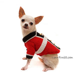 British Red Coat Army Dog Costume Halloween Pet Clothes Crochet DF98 by Myknitt (3)