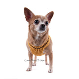 Choke Free Dog Harness Cotton Chihuahua Clothes with D Ring DH2 - Myknitt (3)