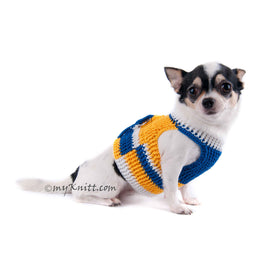 Velcro Adjustable Dog Harness by Myknitt DH31