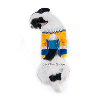Velcro Adjustable Dog Harness by Myknitt DH31 (1)