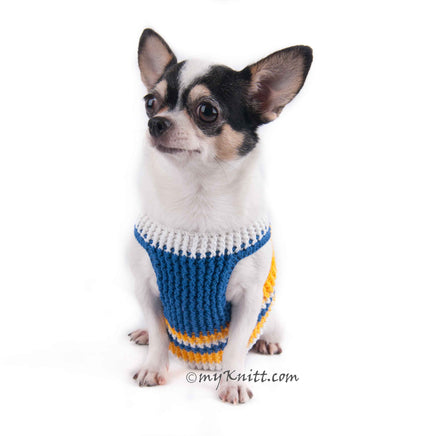 Velcro Adjustable Dog Harness by Myknitt DH31 (2)