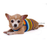 Male Dog Harness Vest Crocheted Chihuahua Clothes DH77