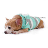 Warm Dog Hoodie Pastel Color Baby Handmade Knitted DK776 by Myknitt (3)