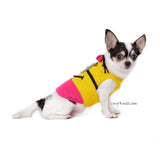Pink Minion Dog Costume Cute Girl Despicable Me Pet Clothes for Halloween DK783 by Myknitt  (1)