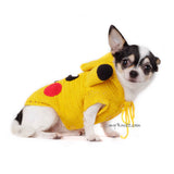 Pikachu Dog Hoodie Pokemon Go Pet Costume for Halloween DK784 - By Myknitt (3)