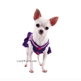 Purple Pink Dog Dress Myknitt (2)