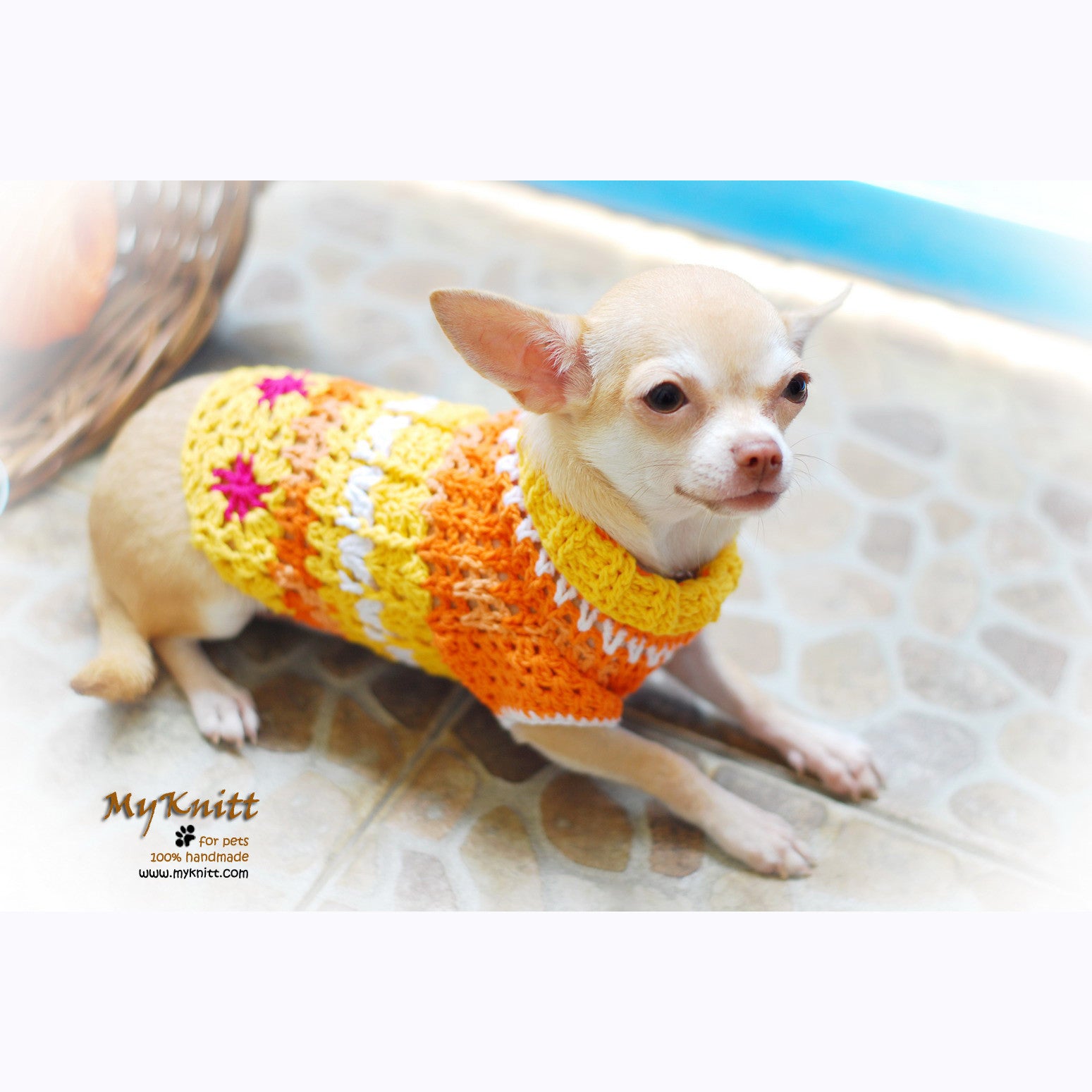 Summer Breeze Dog Clothing Cute Chihuahua Clothes DK811 by Myknitt