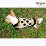 knitting pet sweater, Chihuahua clothes personalized by Myknitt 