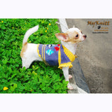 Argyle Dog Clothes Dachshund Yorkie Chihuahua Handmade Crochet DK822 by Myknitt (1)