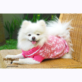 Pink Dog Clothes Lightweight Cotton Crocheted DK836 by Myknitt