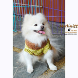 Knitted Dog Sweaters Lime Green Cotton Coats DK845 by Myknitt (3)