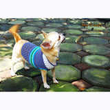 Blue Little Dog Sweaters Crochet Cute Dog Clothes DK849 by Myknitt (1)
