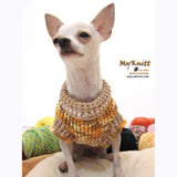Rustic Crochet Dog Sweater Chihuahua Clothes DK853
