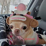 Monkey Dog Hats, Crochet Dog Hat, Cat Hats DB8
